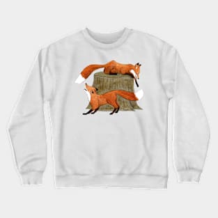 Two Foxes Crewneck Sweatshirt